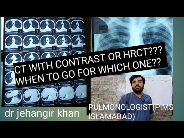 When to do ct chest with contrast and when to do HRCT|INDICATIONS OF CT CHEST|LUNG CANCER|