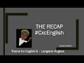 The Recap: Theme for English B