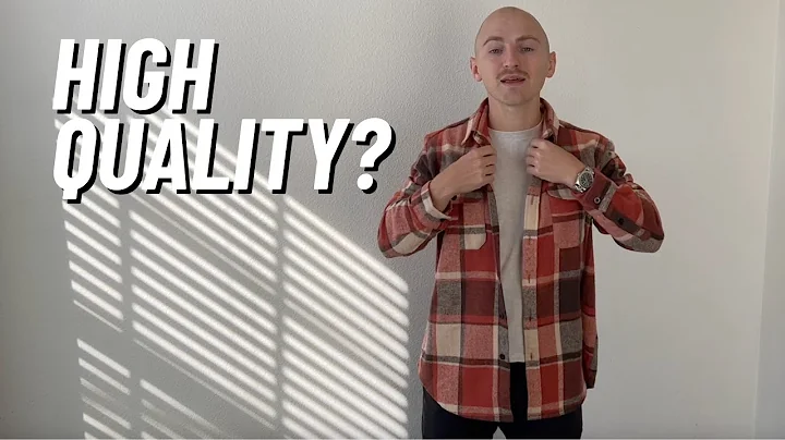 Full Review of Coofandy Orange Flannel Long Sleeve Shirt!