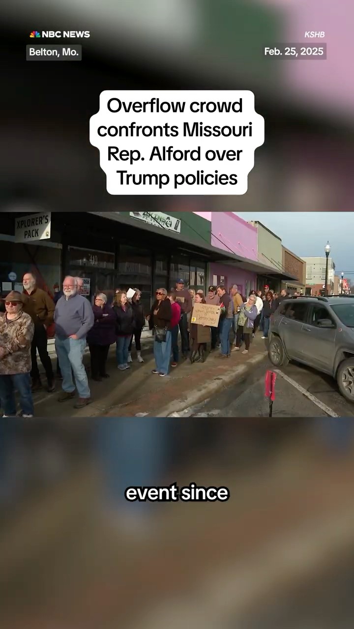 Overflow crowd confronts Missouri Rep. over Trump policies