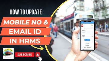 How to Update Mobile no and Email id  in HRMS|HRMS இல் Mobile no & Email id எவ்வாறு புதுப்பிப்பது