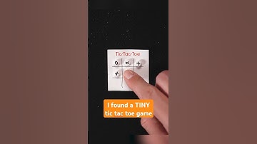 I found a TINY tic tac toe Game! #asmr #shorts