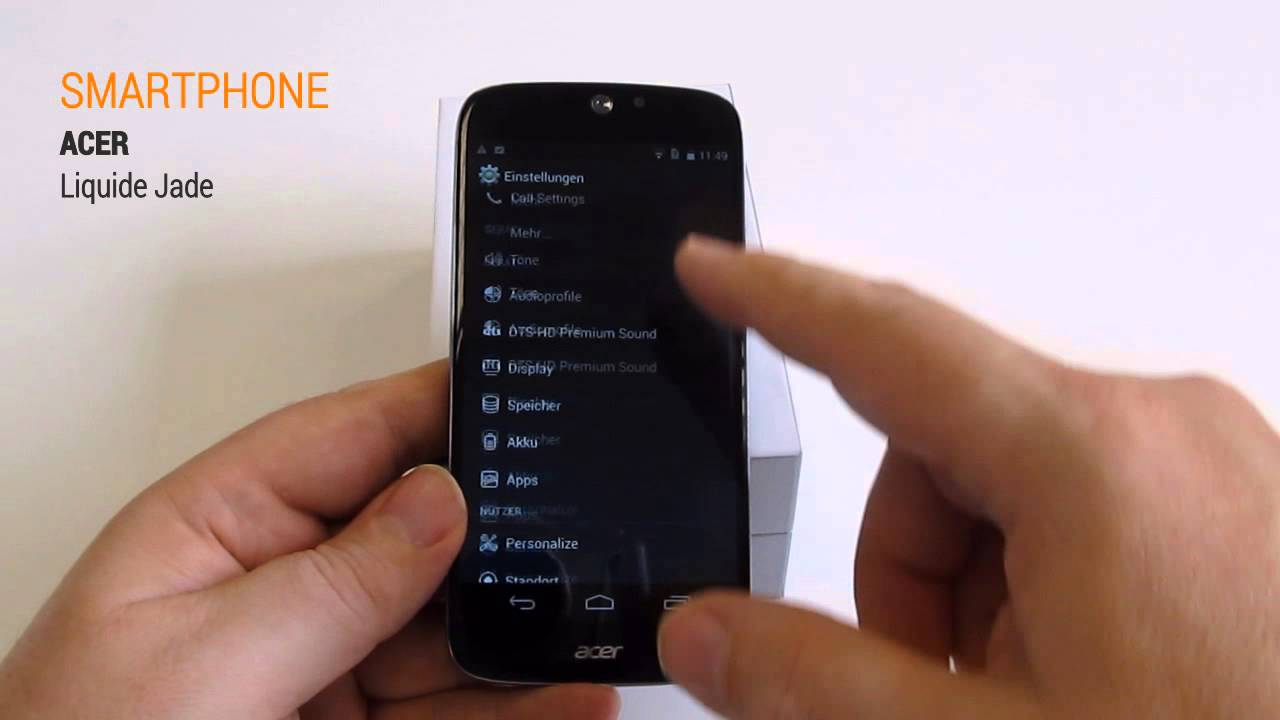 Acer Liquid Jade Plus mit Curved Glass - Hands On Test - Deutsch / German ►► notebooksbilliger.de