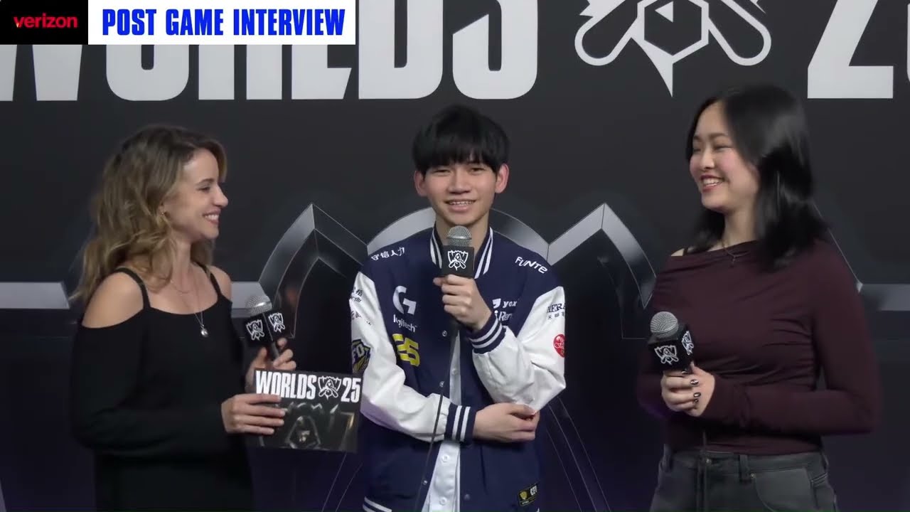 "Faker improved a lot" - CFO HONGQ Post Game Interview (T1 vs CFO - Worlds 2025)