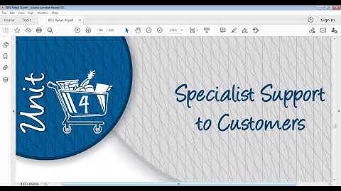 Unit 4 Session 3    Personalised Customer Service