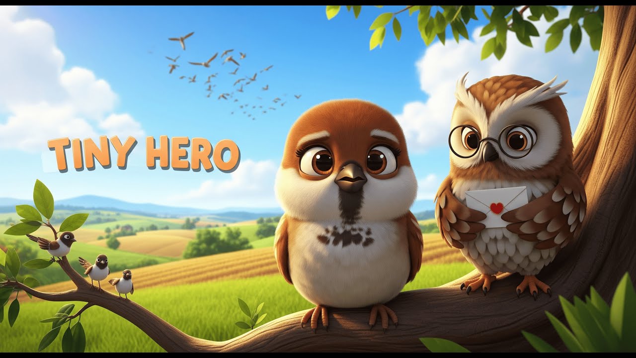 The Brave Little Sparrow | Jungle Story in Urdu/Hindi - YouTube