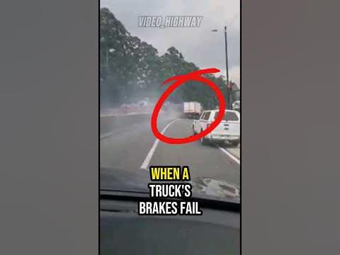 Truck Brake Fail - YouTube