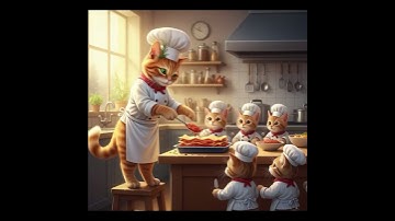 THE PURR-FECT CHEF showing cooking skills 🍽️😻