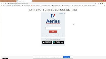 How to Create an Aeries account - John Swett Unified