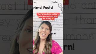 The Handwriting Problem Elementary Teachers Are Seeing | Handwriting Practice For Kids