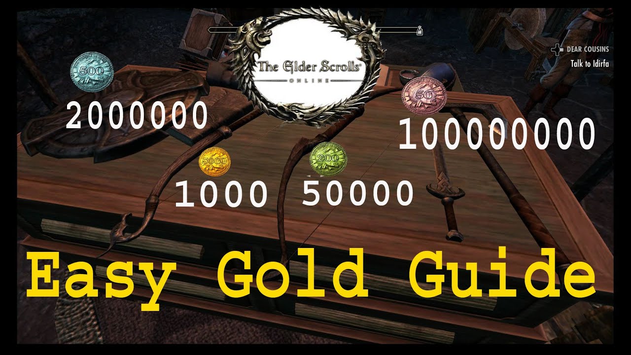 best way to make money in eso xbox one