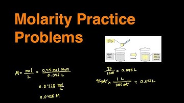 Molarity Practice Problems, Examples, Step by Step Calculation