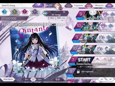 Arcaea v5.7.0 - Hidden Rainbows of Epicurus (FTR 7 - PURE
