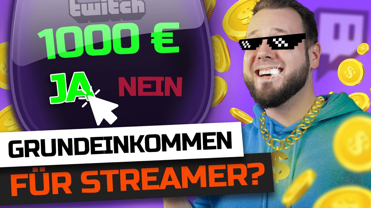 Ab Wann Muss Man Twitch Einnahmen Versteuern EINFACH GELD verdienen mit TWITCH? Neues Grundeinkommen für Streamer