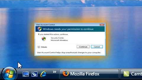 How to disable UAC (User Account Control) in Windows Vista