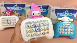 ♡ Satisfying New My Melody Cute characters Rare Push Game Electric Pop It toys unboxing ASMR Videos