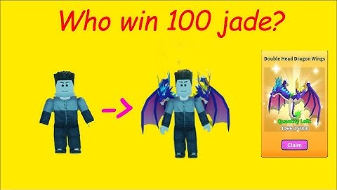 Who win 100 jade?|Weapon Fighting Simulator