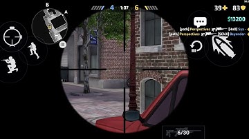 Clutching 1v4s in Critical Ops Rank with snipers be like