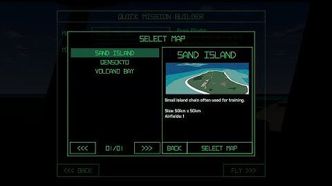 Tiny Combat Arena - Instant Action Map Select Dialog