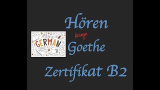Deutsch Lernen | B2 Goethe Zertifikat Projekt Neu Modelltest 7