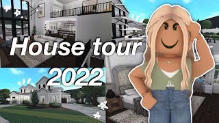 DREAM HOUSE TOUR! $1,000,000  | ROBLOX BLOXBURG FAMILY ROLEPLAY | **WITH VOICE**