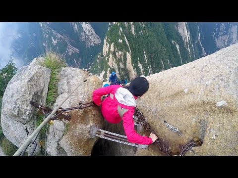 Dünyanın En Tehlikeli Yolu - Hua Huashan Dağı - ÇİN