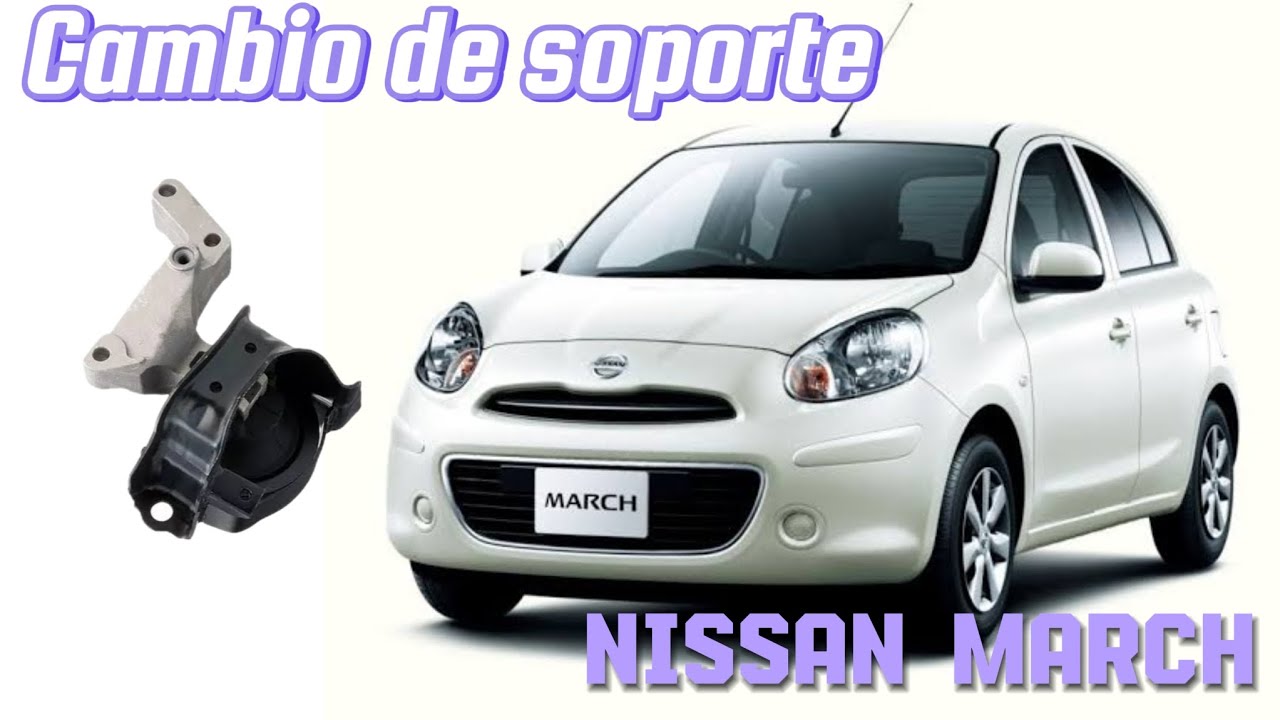 Como cambiar soporte de motor NISSAN March? • - YouTube