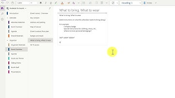 Video 6: Microsoft OneNote Formatting Text
