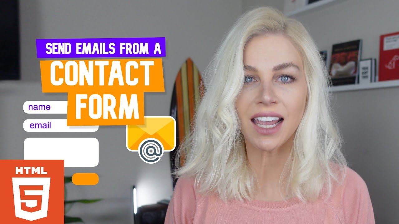 code html ส่ง email New Update Send emails from a HTML Contact Form