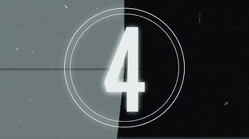 Retro Tape Countdown Motion Graphics