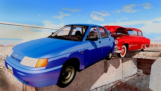 БАБУШКА УСТРОИЛА ПОГОНЮ за ВНУКОМ в BeamNG Drive