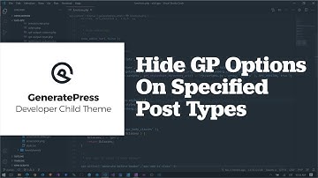 Hide GeneratePress Options for Specific Post Types in the WordPress Admin Dashboard
