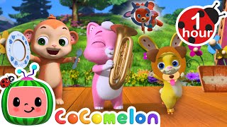 Animal Time Concert 🎺 CoComelon JJ&#39;s Animal Time Nursery Rhymes + Kids Songs | After School Club