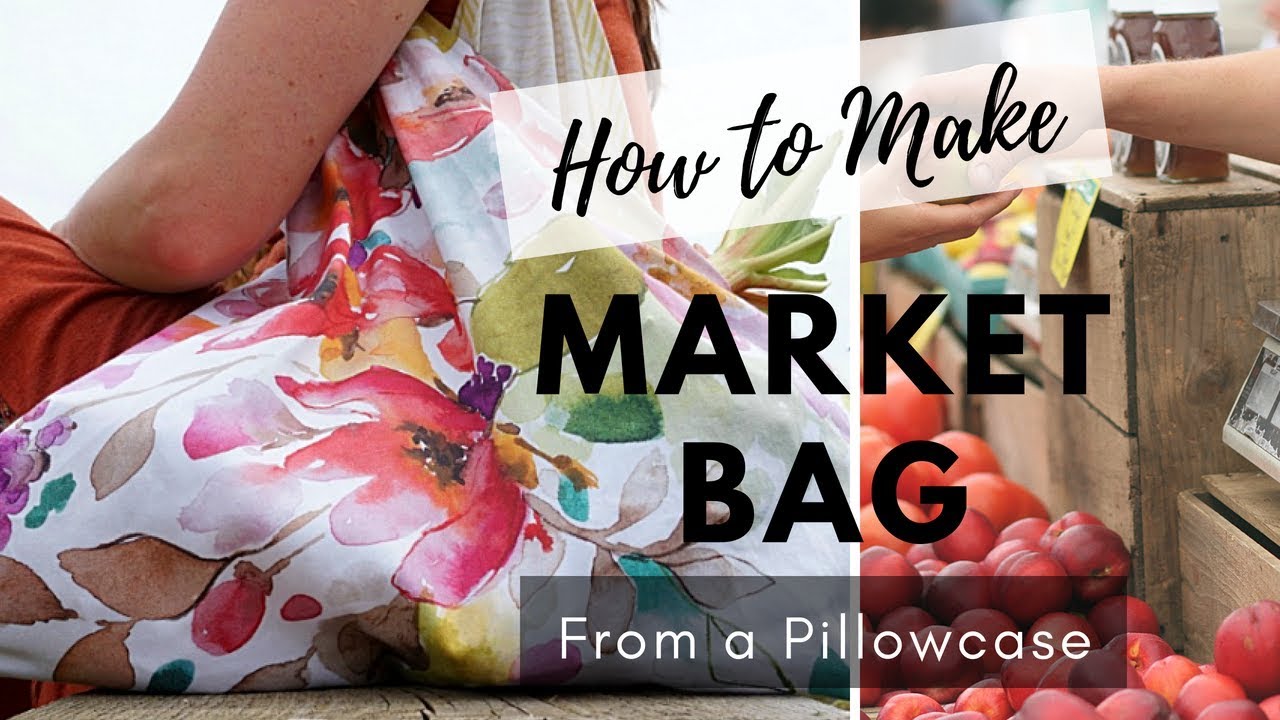 How to make eco shopping bag from an old pillowcase - Sew in Love