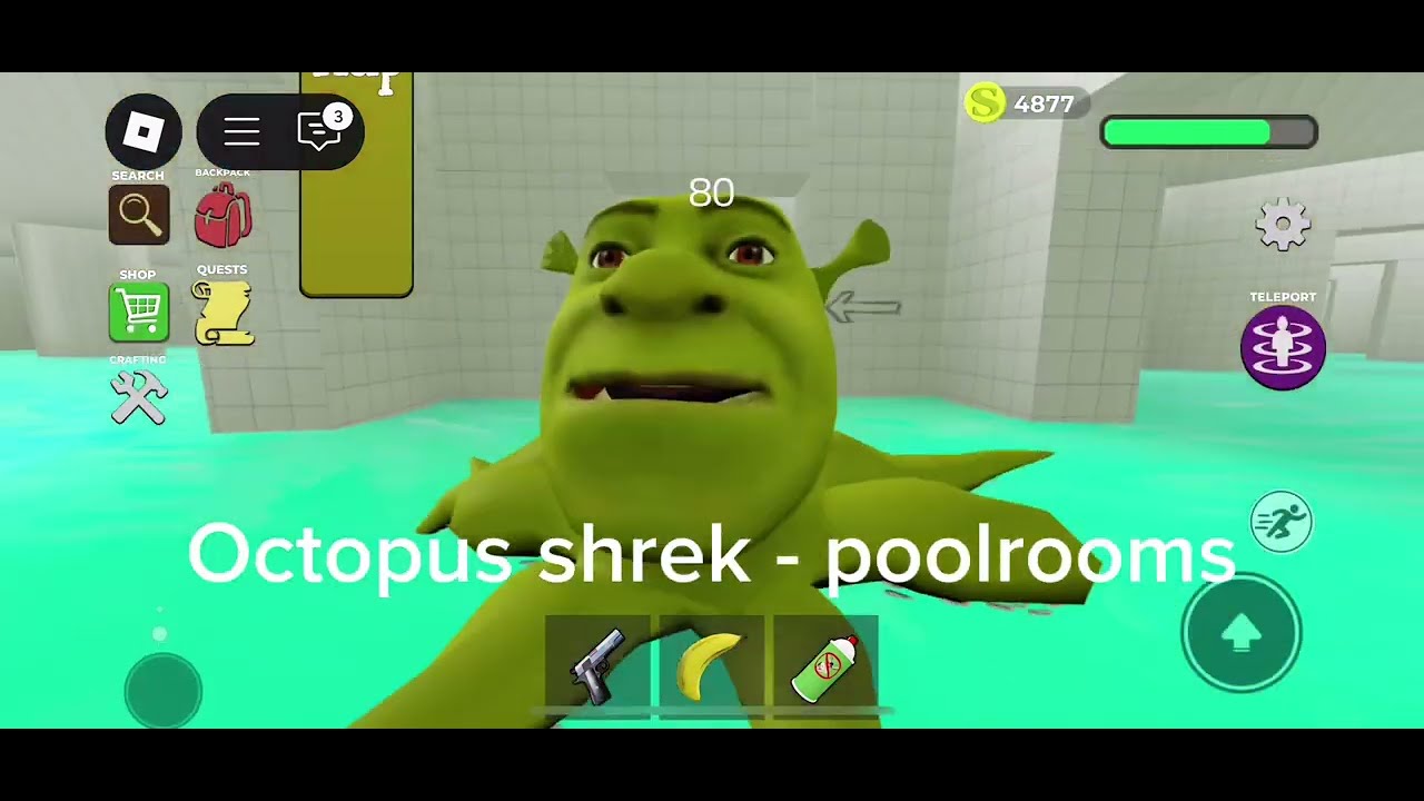 Shrek in the backrooms. Jumpscares and deaths.