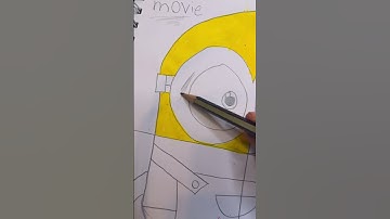 Drawing Minion But In 4 Different Styles! (Normal) #subscribe #art #minions #shorts