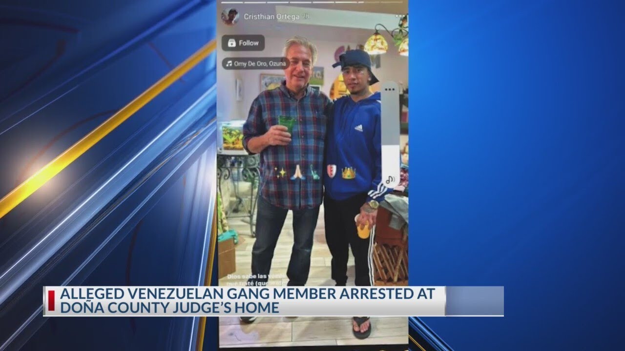 Alleged Venezuelan gang member arrested at judge's home - YouTube