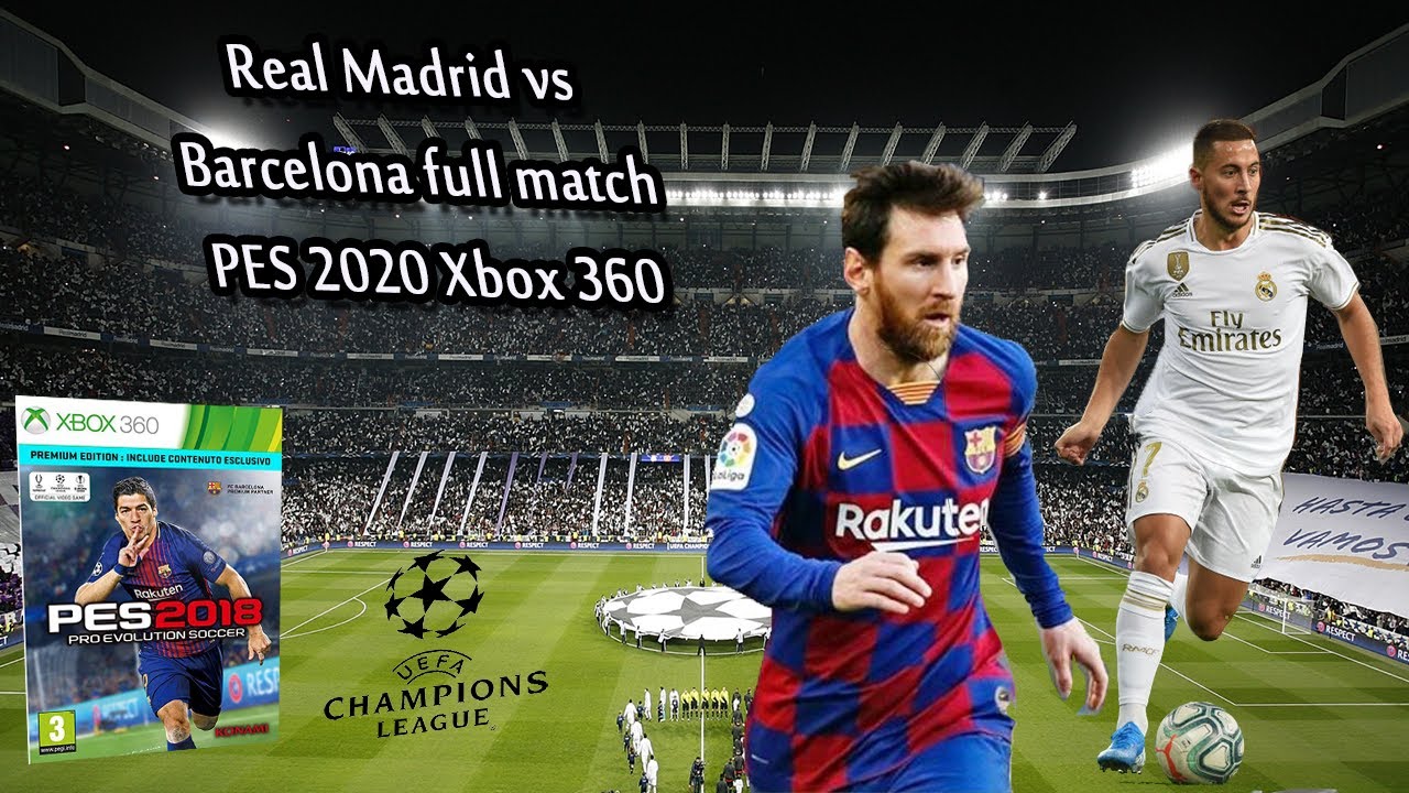 Jugando al Pes 2018 actualizado Xbox 360 Real Madrid vs  
