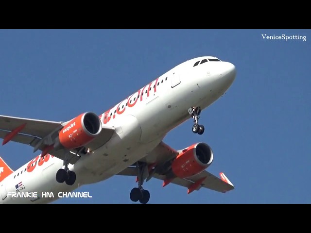 Plane spotting compilation | Airplanes traffic control with several landings and takeoffs class=