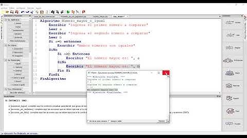 PSeInt - Numero mayor o igual