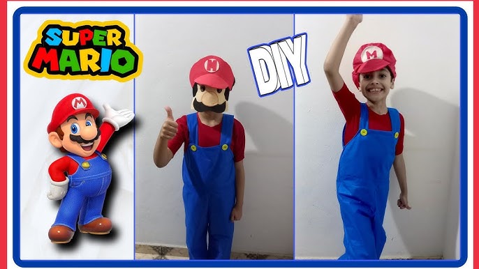 DIY Como hacer Disfraz Mario Bros paso a paso 