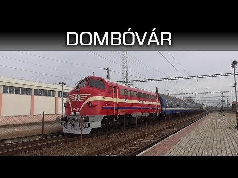 Vonatok Dombóváron 2020 | Busó Expressz Nohabbal és az M40 114es Púpos