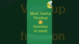 vlookup in excel.| #shorts ,#excel screenshot 5