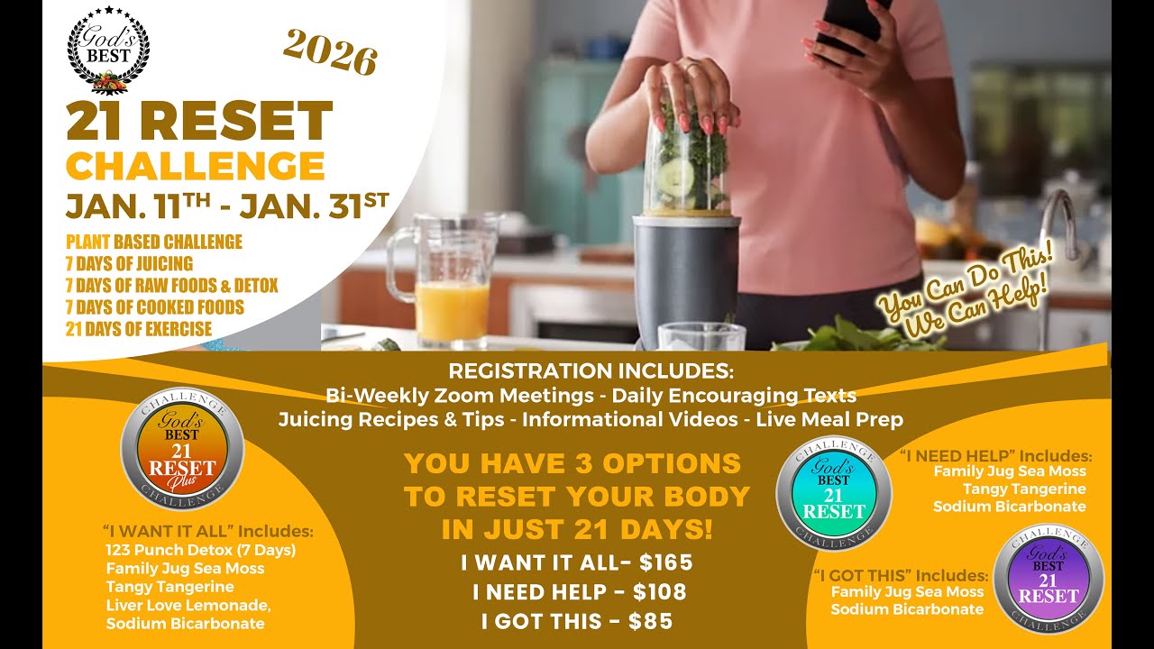 God's Best 21 Reset Challenge