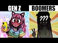 THE GENERATIONS AS CHARACTERS [gen z, millennials, boomers + more]