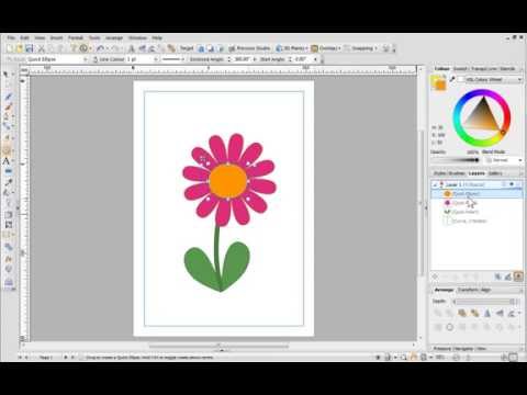 Serif DrawPlus X6/X8 Tutorial - Working with Layers