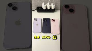 iPhone 14 vs 14 Pro vs 15 Power On Boot Up Speed Test Best Comparison