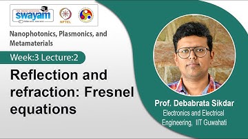 Lec 8: Reflection and refraction: Fresnel equations