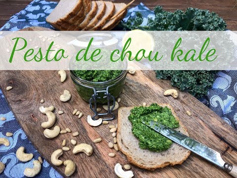 pesto-de-chou-kale-vegan---recette