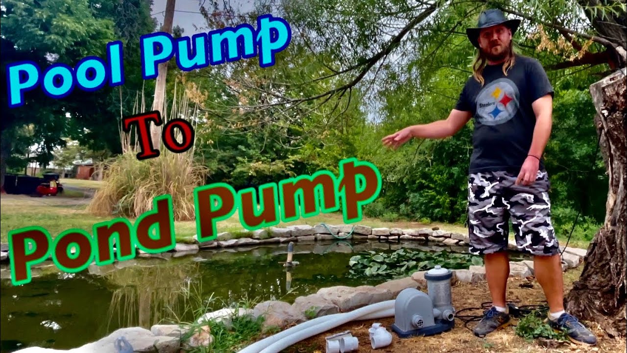 Converting My Old Above Ground Pool Pump To A Pond Pump For Watering My